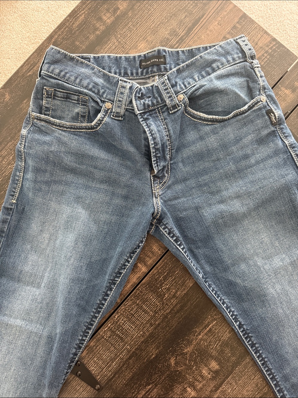 Silver Jeans Men’s Slim Straight Denim - Faded Blue Size W31/ L32 Like New!